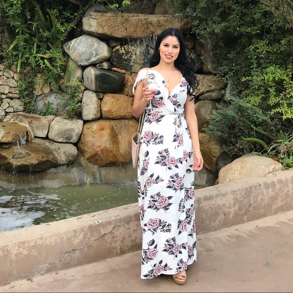 Floral maxi dress